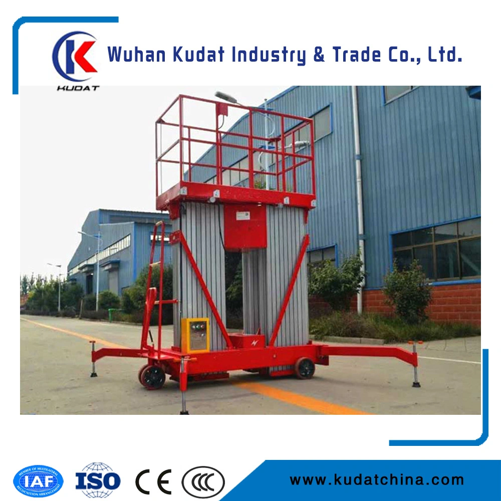 Double Mast Aluminum Aerial Working Platform