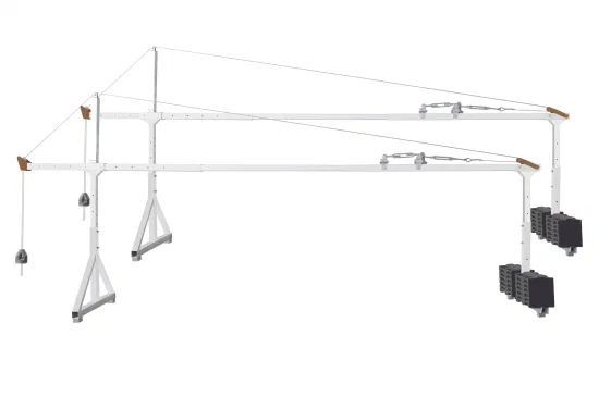 Polipasto eléctrico de acero, plataforma de trabajo suspendida de aluminio para limpieza de vidrio e instalación de muro cortina con aprobación CE