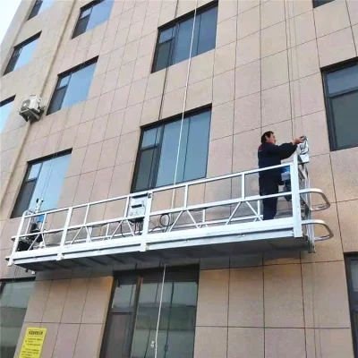 Plataforma de construcción Plataforma de suspensión para limpieza de ventanas